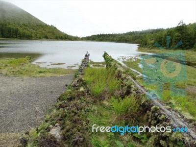 Path To The Volcan Stock Photo