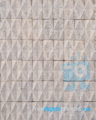 Pattern Made With Rough Tiles Stock Photo