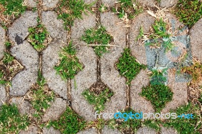 Pattern Stone Floor Stock Photo