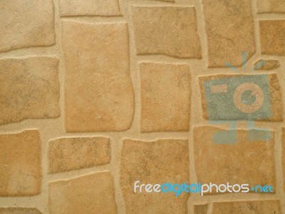 Patterned Tiles Floor Stock Photo