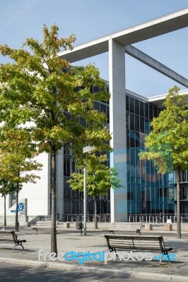 Paul Lobe Building In Berlin Stock Photo