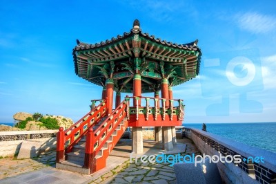 Pavilion In Korea Stock Photo