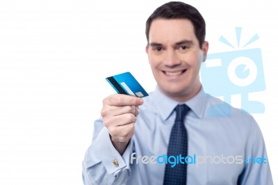 Payment Made Easy, Credit Card Stock Photo