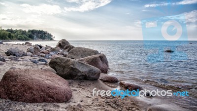 Peaceful Beautiful Seascape Stock Photo