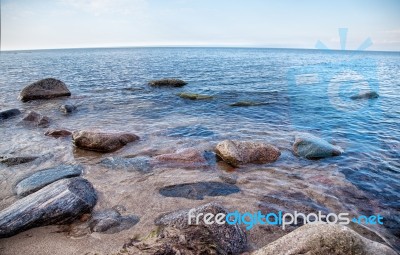 Peaceful Beautiful Seascape Stock Photo