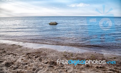 Peaceful Beautiful Seascape Stock Photo