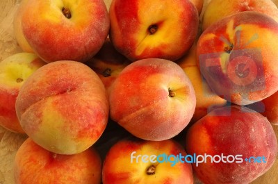 Peaches Stock Photo