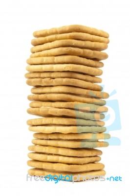 Peanut Butter Cracker Stock Photo