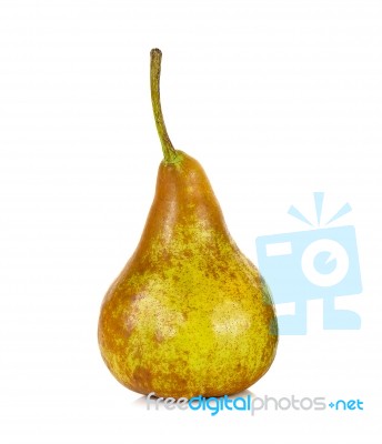 Pear Isolated On A White Background Stock Photo