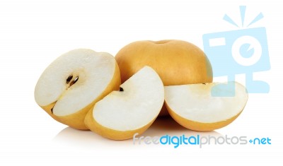 Pear Isolated On The White Background Stock Photo