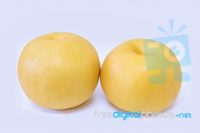 Pear Isolated On White Background Stock Photo