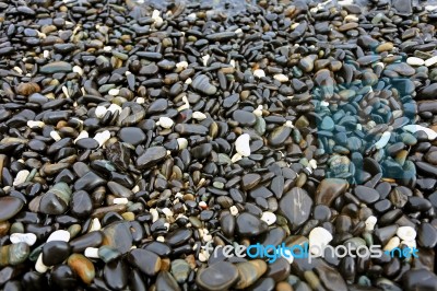 Pebbles At Koh Hin Ngam Stock Photo