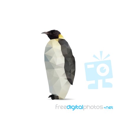 Penguin Abstract Stock Image