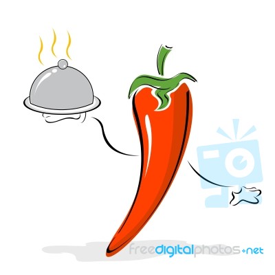 Pepper Chef Stock Image
