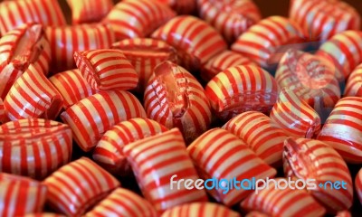 Peppermint Candy Stock Photo