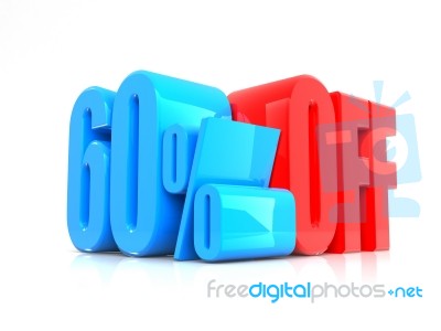 Percentage Offer Sign Stock Image