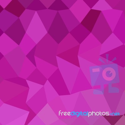 Persian Rose Pink Abstract Low Polygon Background Stock Image