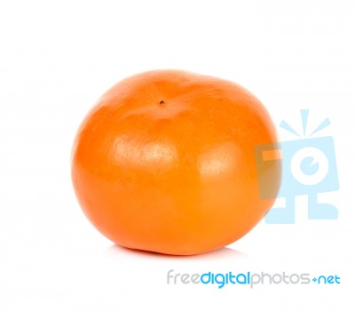 Persimmon Isolated Stock Photo