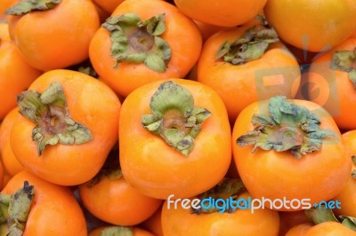 Persimmons Stock Photo