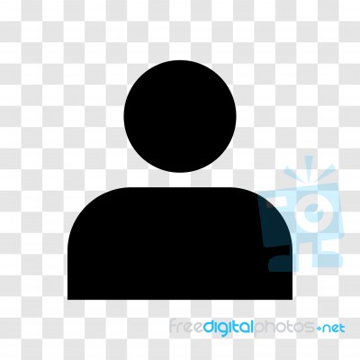 Person Icon -  Iconic Design Stock Image