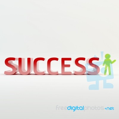 Person With Success Stock Image