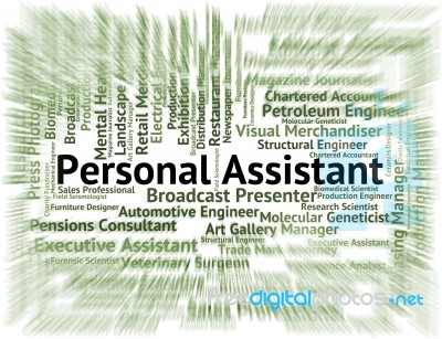 Personal Assistant Means Pa Job And Deputy Stock Image