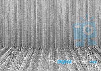 Perspective Lines Of Black And White Wooden Floor Stock Photo