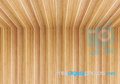 Perspective Lines Of Wooden Ceiling Stock Image