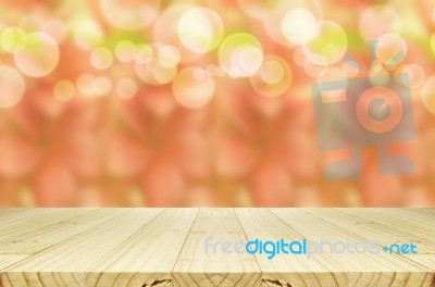 Perspective Wood And Abstract Light Color Background With Select… Stock Image