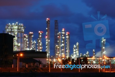 Petrochemical Industry Stock Photo