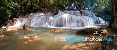 Pha Tat Waterfall Stock Photo