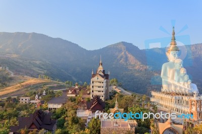 Phasornkaew Temple Stock Photo