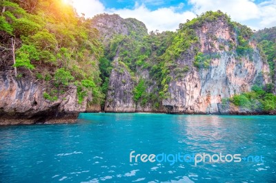 Phi Phi Island, Krabi Thailand Stock Photo