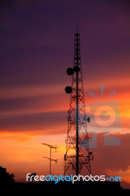 Phone Antenna Stock Photo