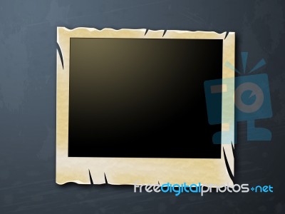 Photo Frames Shows Text Space And Border Stock Image