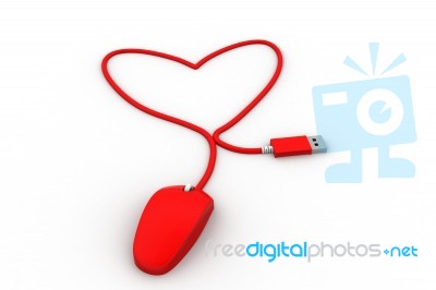 Photo Of Hot Internet Love Stock Image