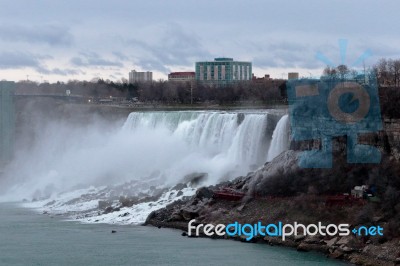 Photo Of The Amazing Niagara Falls Stock Photo