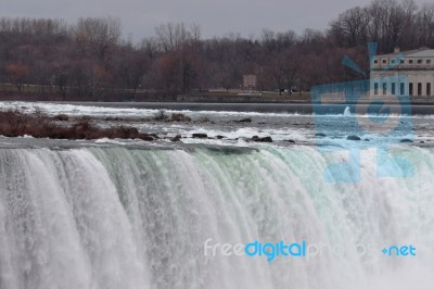 Photo Of The Amazing Niagara Falls Stock Photo