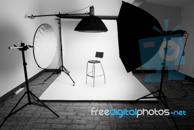 Photo Studio Stock Photo