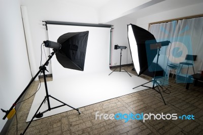 Photo Studio Stock Photo