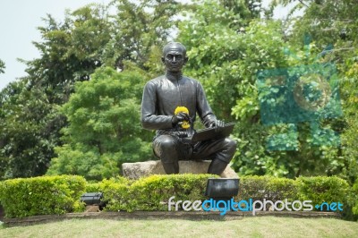 Phra Sunthorn Vohara Statue In Rayong, Thailand Stock Photo