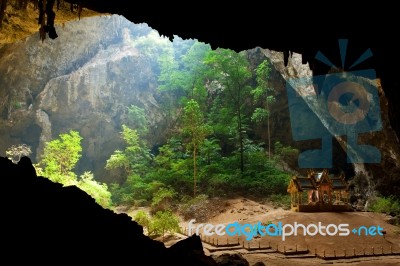 Phraya Nakorn Cave Stock Photo