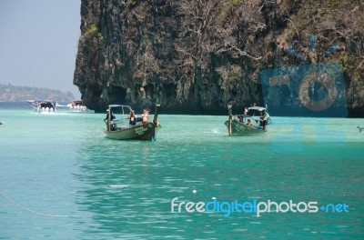 Phuket Beach Thailand Stock Photo