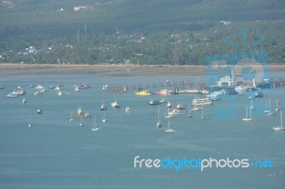 Phuket Pier Stock Photo