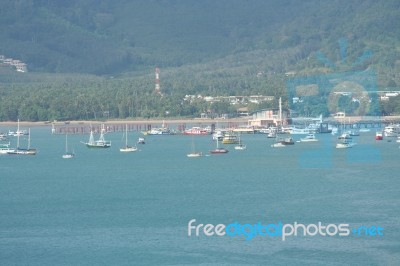 Phuket Pier Stock Photo