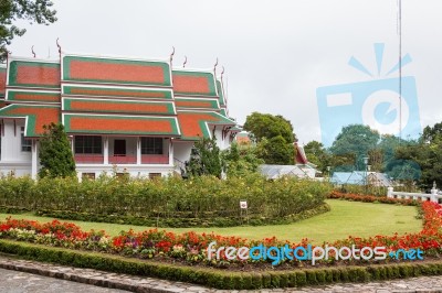 Phuping Palace Is The Royal Winter Residence Of The Thai Royal F… Stock Photo