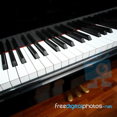 Piano Stock Photo