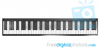 Piano Key Stock Image