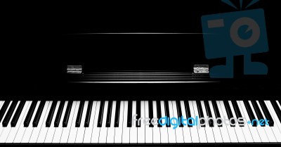 Piano Keyboard Stock Photo