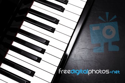 Piano Keyboard Stock Photo